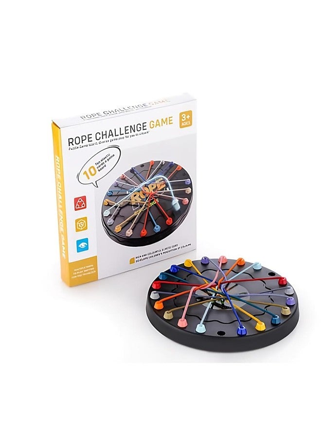 Bindex Rope Untangling Puzzle Game for Kids & Adults | 10-in-1 Twisted Rope Brain Teaser Set | Educational Strategy Toy for Family, Travel & Party Fun | Multi-Level Logic & Skill Challenge - Image 1